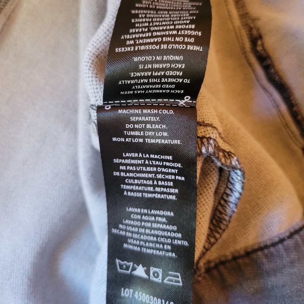 Buffalo David Bitton Light Gray Stretch Denim Knit Jacket, Pockets, EUC, S - Picture 16 of 16